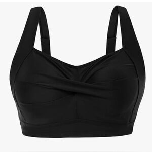 NWT Hanna Nikole Black swim top
